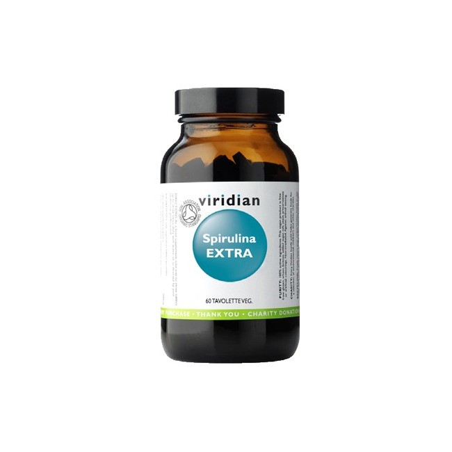 Natur Viridian Spirulina Extra 60 tavolette Natur Viridian Spirulina Extra 60 tavolette