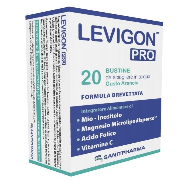 Sanitpharma Levigon Pro integratore 20 Bustine Da 3 G Sanitpharma Levigon Pro integratore 20 Bustine Da 3 G