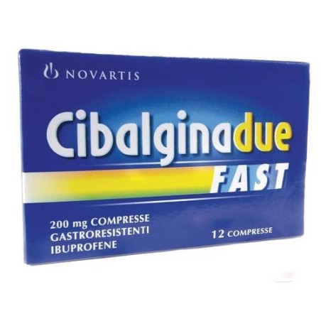 Cibalgina Due Fast*12 Compresse 200mg Cibalgina Due Fast*12 Compresse 200mg