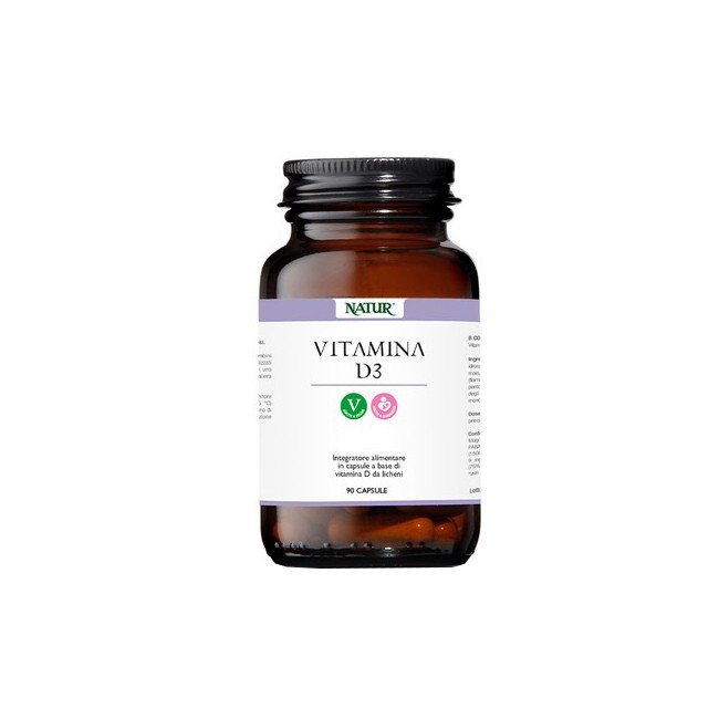 Natur Vitamina D3 integratore 90 Capsule