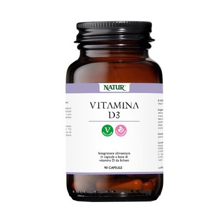 Natur Vitamina D3 integratore 90 Capsule