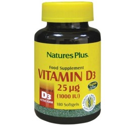Natures plus Vitamina D3 1000 Unita' Internazionale 180 Perle