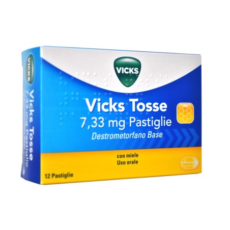 Vicks Tosse*12 Pastiglie 7,33mg Miele Vicks Tosse*12 Pastiglie 7,33mg Miele
