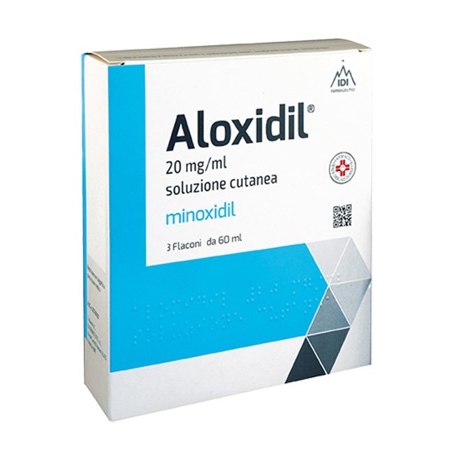 Idi Farmaceutici Aloxidil 20 Mg/ml Soluzione Cutanea 3 flaconi