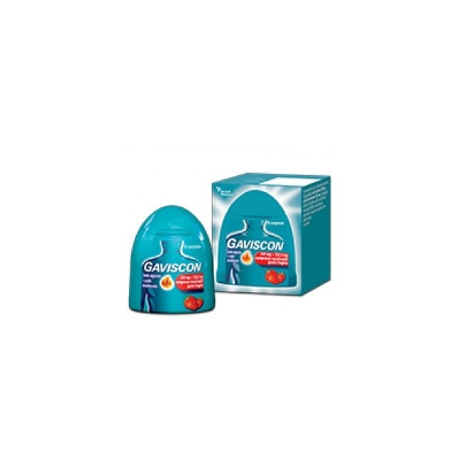Gaviscon* 16 Compresse Alla Fragola 250+133,5mg