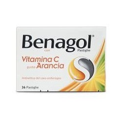 Benagol Vitamina C* 36 Pastiglie Arancia