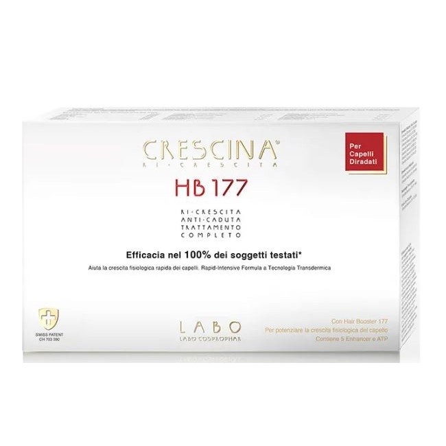 Crescina Transdermic Ri-Crescita e Anti-Caduta HB 177 Donna