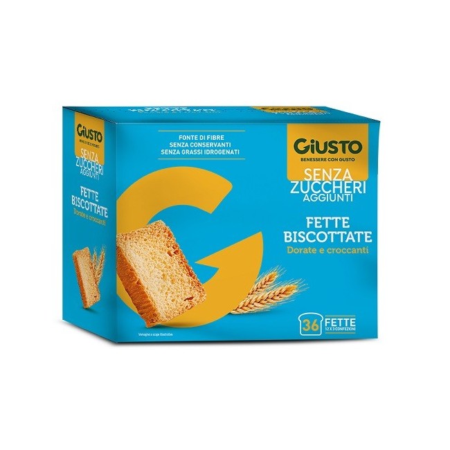 Giusto Senza Zucchero Fette Biscottate 300 G Giusto Senza Zucchero Fette Biscottate 300 G