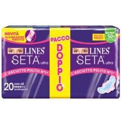 Fater Lines Seta Ultra Assorbenti Ali 20 Pezzi