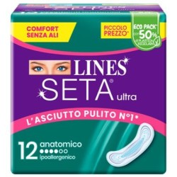Fater Lines Seta Ultra Assorbenti Anatomici 12 Pezzi