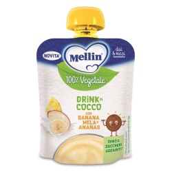 Mellin Pouch Cocco Mela Banana Ananas 90 G