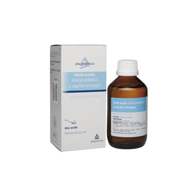 Ambroxolo Angenerico*sciroppo 250ml3mg/Ml Ambroxolo Angenerico*sciroppo 250ml3mg/Ml