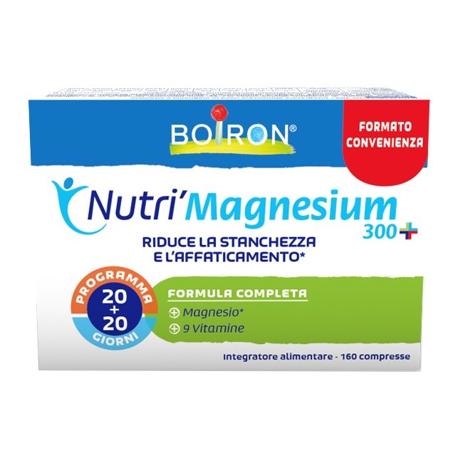 Boiron Nutri'magnesium 300+ 160 Compresse Boiron Nutri'magnesium 300+ 160 Compresse