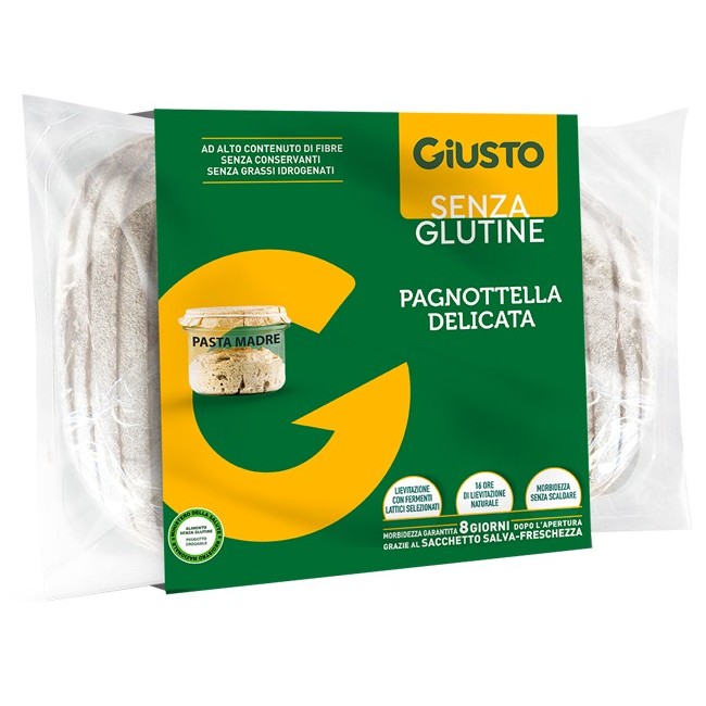 Farmafood Giusto Senza Glutine Pagnottella Delicata 300 G Farmafood Giusto Senza Glutine Pagnottella Delicata 300 G