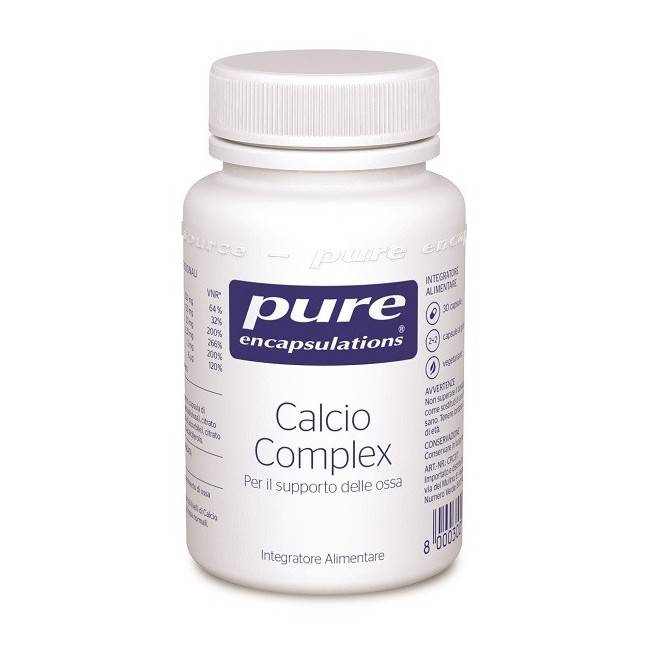 Nestle' Italiana Pure Encapsulations Calcio Complex 30 Capsule Nestle' Italiana Pure Encapsulations Calcio Complex 30 Capsule