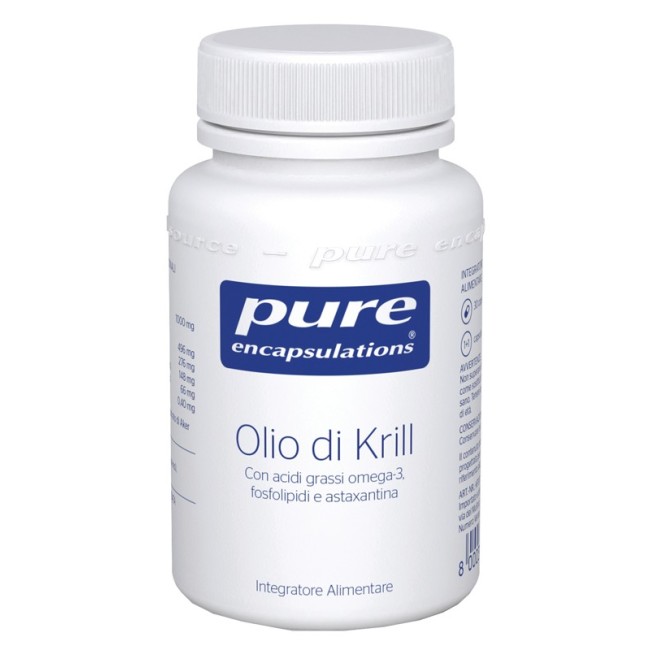 Nestle' Italiana Pure Encapsulations Olio Di Krill 30 Capsule Nestle' Italiana Pure Encapsulations Olio Di Krill 30 Capsule