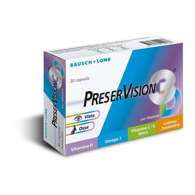 Bausch & Lomb-iom Preservision 3d 30 Capsule Molli Bausch & Lomb-iom Preservision 3d 30 Capsule Molli