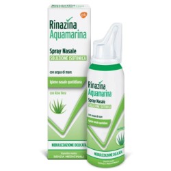 Rinazina Aquamarina Family Spray Nasale Isotonico Delicato 100 Ml
