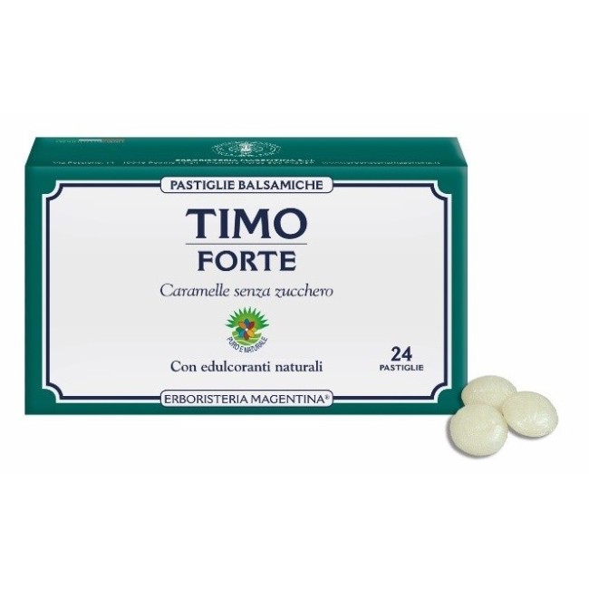Erboristeria Magentina Timo Forte Pastiglie Balsamiche 24 Pezzi Erboristeria Magentina Timo Forte Pastiglie Balsamiche 24 Pezzi