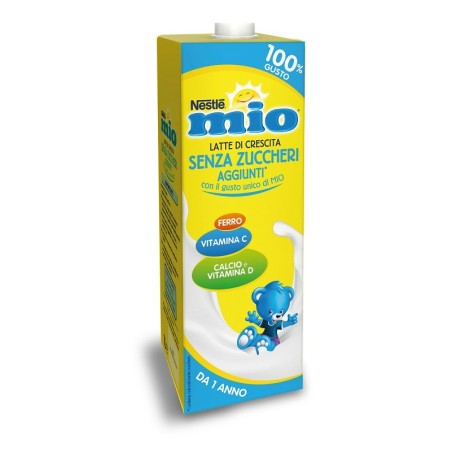 Nestle' Italiana Mio Latte Crescita Senza Zuccheri Aggiunti 1 Litro Nestle' Italiana Mio Latte Crescita Senza Zuccheri Aggiunti 1 Litro