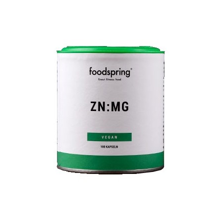 Foodspring Gmbh Zn Mg integratore 100 Capsule Foodspring Gmbh Zn Mg integratore 100 Capsule