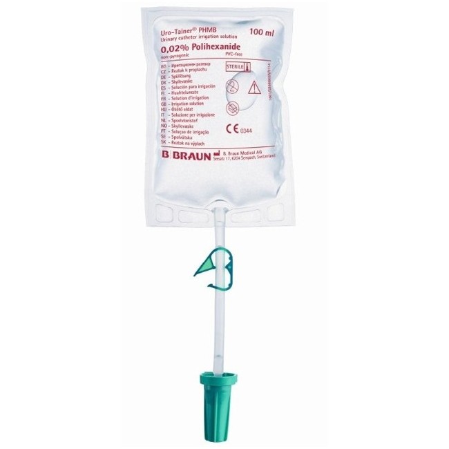 B. Braun Milano Uro-tainer Poliesanide 0,02% 10 Pezzi Da 100 Ml