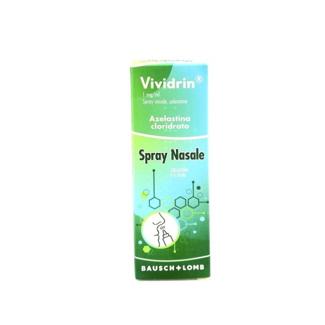 Vividrin spray nasale con azelastina 10mg 10ml Vividrin spray nasale con azelastina 10mg 10ml