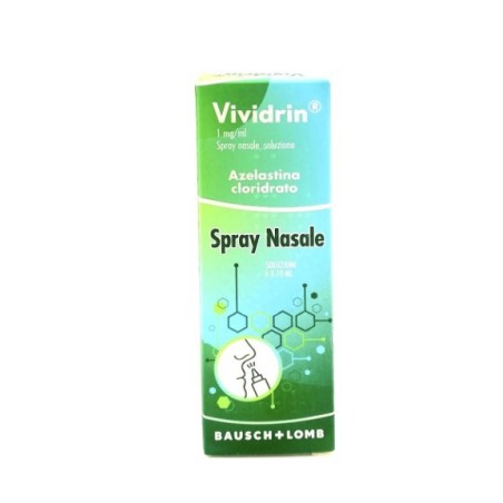 Vividrin spray nasale con azelastina 10mg 10ml Vividrin spray nasale con azelastina 10mg 10ml