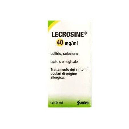 Santen Italy Lecrosine 40 Mg/ml Collirio, Soluzione