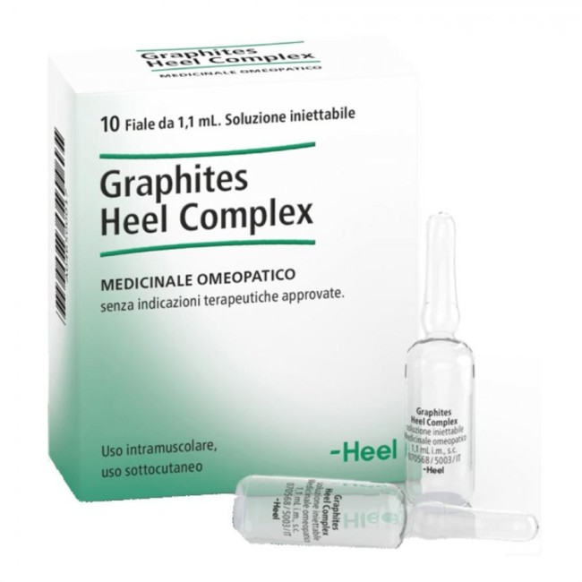 Graphites heel complex 10 fiale omeopatiche Graphites heel complex 10 fiale omeopatiche