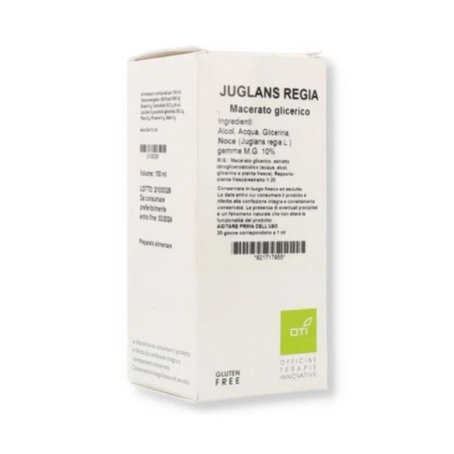 Oti Juglans Regia Macerato Glicerico 10% Gocce 100ml Oti Juglans Regia Macerato Glicerico 10% Gocce 100ml