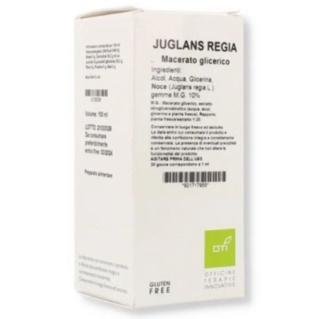 Oti Juglans Regia Macerato Glicerico 10% Gocce 100ml Oti Juglans Regia Macerato Glicerico 10% Gocce 100ml