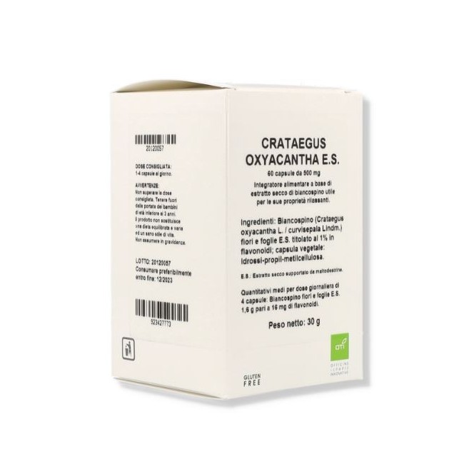Oti Crataegus Oxyacantha Estratto Secco 60 Capsule Oti Crataegus Oxyacantha Estratto Secco 60 Capsule