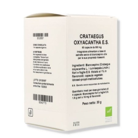 Oti Crataegus Oxyacantha Estratto Secco 60 Capsule Oti Crataegus Oxyacantha Estratto Secco 60 Capsule