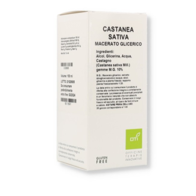 Oti Castanea Sativa Macerato Glicerico 10% Gocce 100ml Oti Castanea Sativa Macerato Glicerico 10% Gocce 100ml