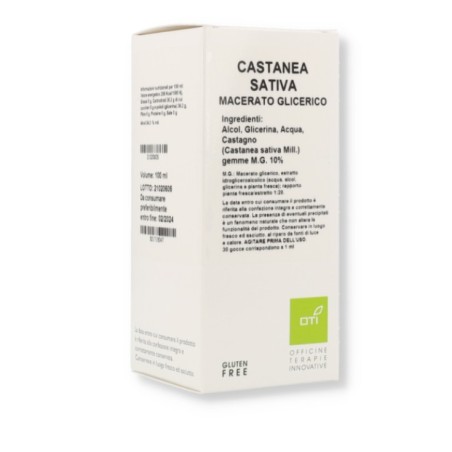 Oti Castanea Sativa Macerato Glicerico 10% Gocce 100ml Oti Castanea Sativa Macerato Glicerico 10% Gocce 100ml