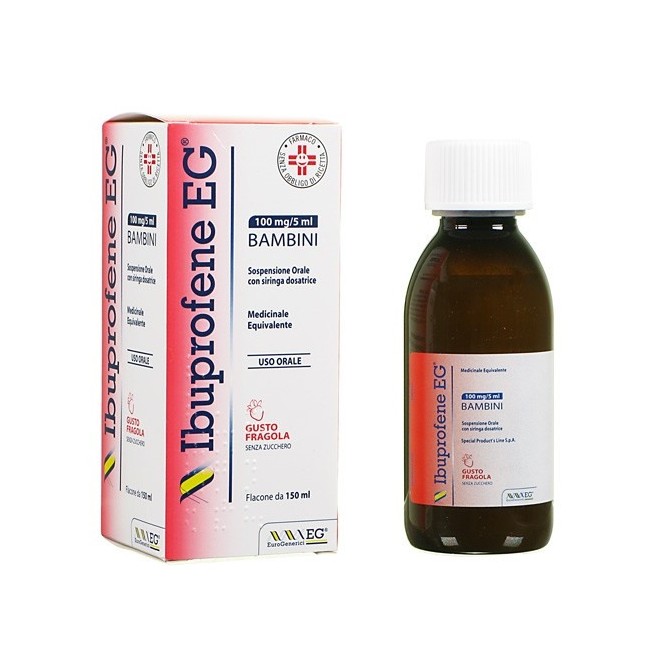 Ibuprofene Eg*fl 150ml Fragola Ibuprofene Eg*fl 150ml Fragola