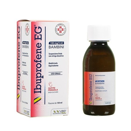 Ibuprofene Eg*fl 150ml Fragola Ibuprofene Eg*fl 150ml Fragola