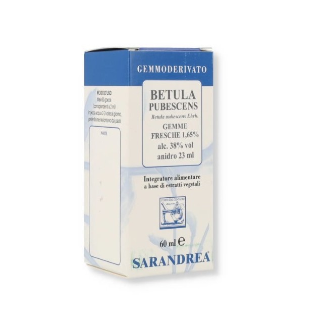 Sarandrea Marco &c. Betula Pub Gemme 60 Ml Macerato Glicerico Sarandrea Marco &c. Betula Pub Gemme 60 Ml Macerato Glicerico