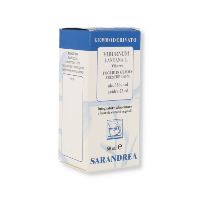 Sarandrea Marco &c. Viburnum Lantana 60 Ml Macerato Glicerico Sarandrea Marco &c. Viburnum Lantana 60 Ml Macerato Glicerico