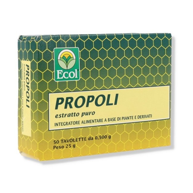 Ecol Propoli integratore 50 Tavolette Ecol Propoli integratore 50 Tavolette