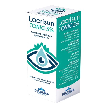 Diadema Farmaceutici Soluzione Oftalmica Ipertonica Lacrisun Tonic 5% 10 Ml