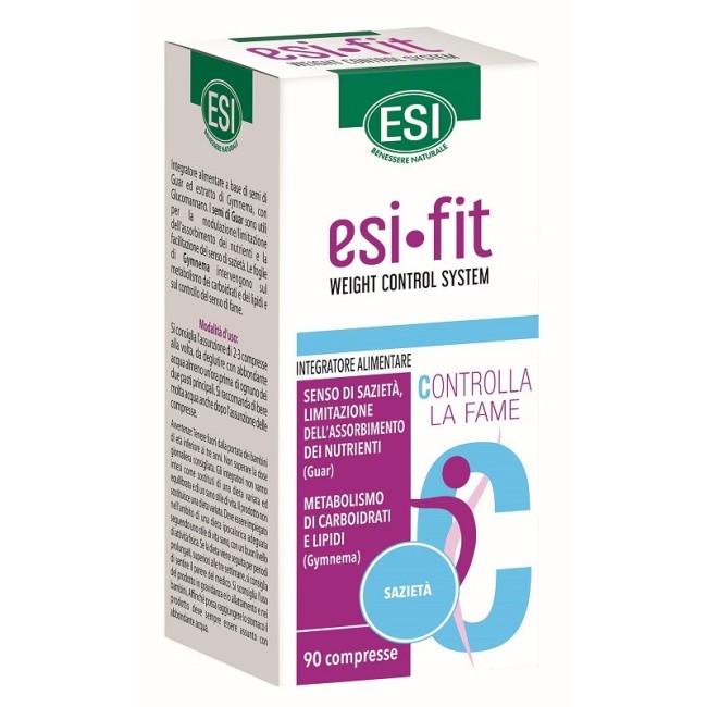 Esi fit controlla sazieta' integratore 90 compresse Esi fit controlla sazieta' integratore 90 compresse