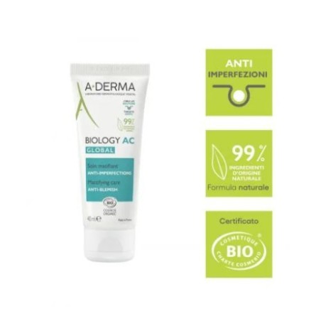 Aderma Biology Ac Global Trattamento Opacizzante Anti Imperfezioni 40 Ml Aderma Biology Ac Global Trattamento Opacizzante Anti Imperfezioni 40 Ml