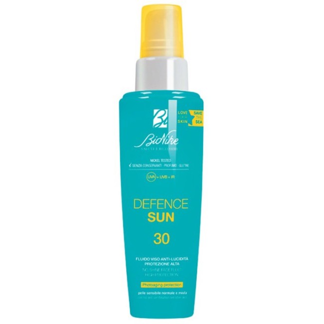 Bionike Defence Sun Fluido viso antilucido spf 30 50 Ml Bionike Defence Sun Fluido viso antilucido spf 30 50 Ml