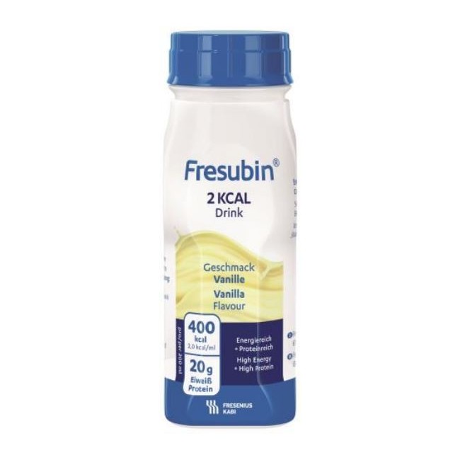 Fresenius Kabi Fresubin 2 Kcal Drink Vaniglia 4 Flaconi X 200 Ml Fresenius Kabi Fresubin 2 Kcal Drink Vaniglia 4 Flaconi X 200 Ml