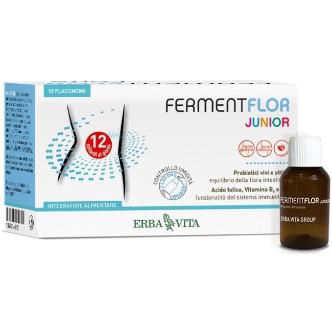 Erba Vita Group Fermentflor Junior 10 Flaconcini Erba Vita Group Fermentflor Junior 10 Flaconcini