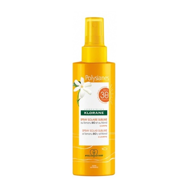 Klorane Spray Solare Sublime Spf 30 Corpo 200ml Klorane Spray Solare Sublime Spf 30 Corpo 200ml