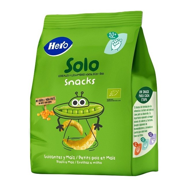 Fater Hero Solo Snack Piselli E Mais 100% Bio 40 G Fater Hero Solo Snack Piselli E Mais 100% Bio 40 G