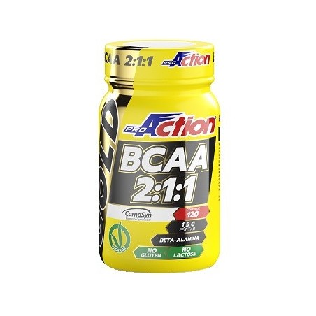 Proaction Gold Bcaa integratore 120 Compresse Proaction Gold Bcaa integratore 120 Compresse